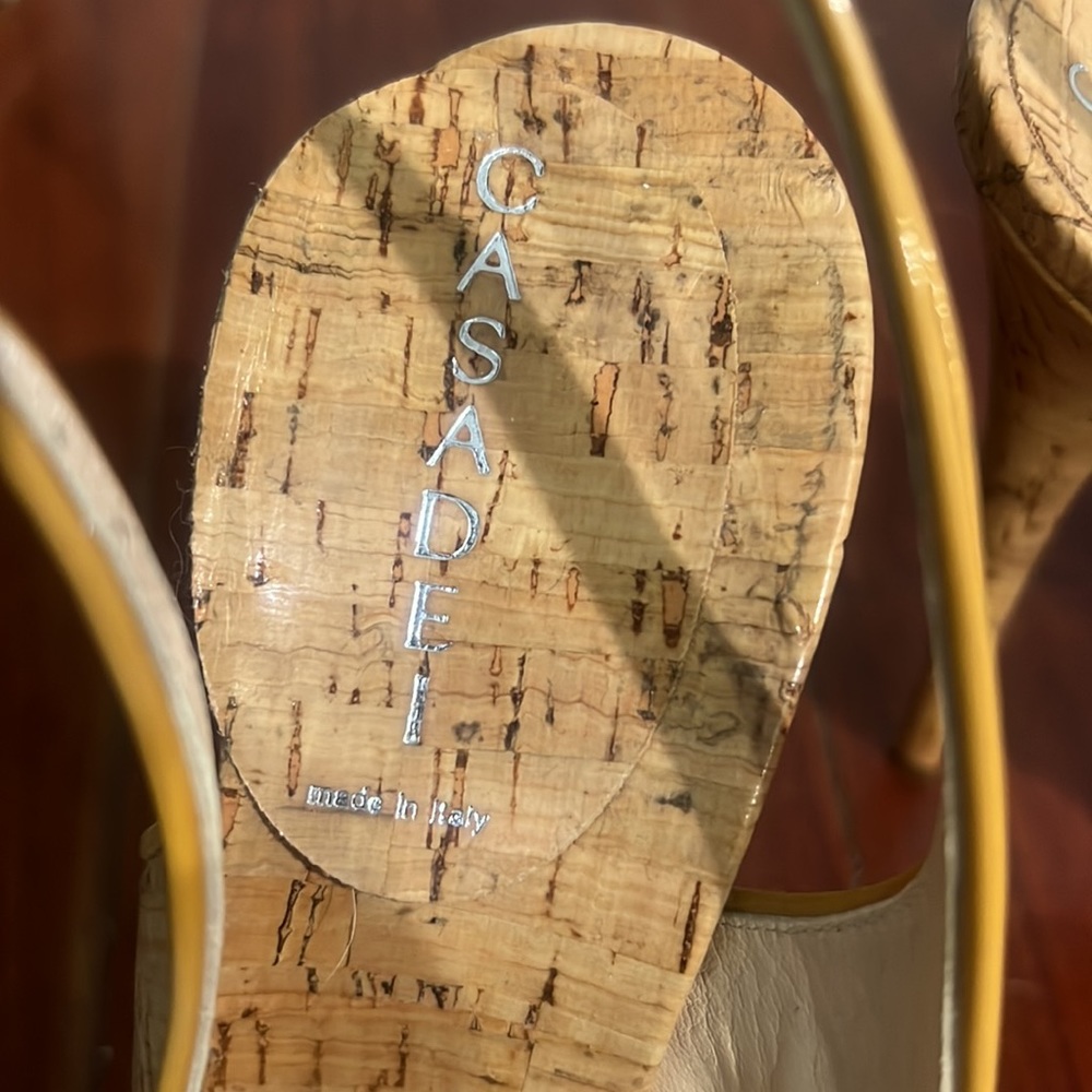 Casado Corkscrews Platform Slingback - image 3